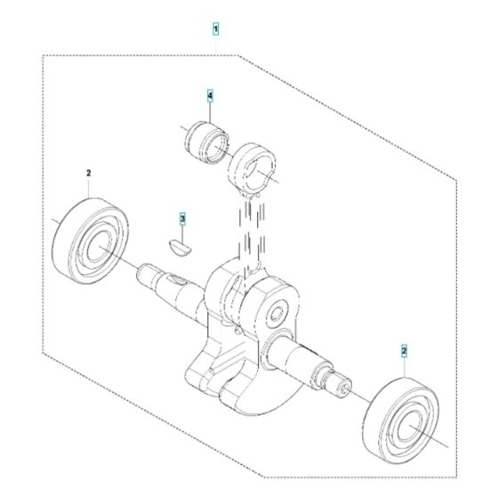 Crankshaft Assembly for Husqvarna