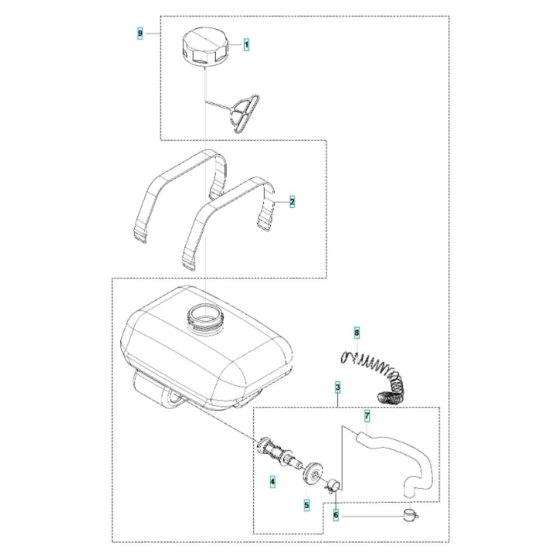Fuel Tank Assembly for 541RB