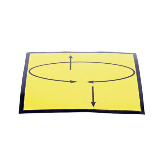 Height Adjustment Sticker for Husqvarna FS 500E, FS 400LV Floor Saws - 543 07 12-67