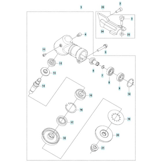 Gear Assembly for 543RB