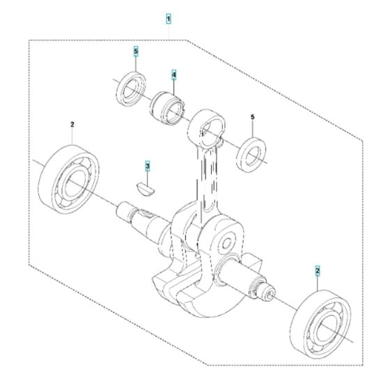 Crankshaft Assembly for 543RB