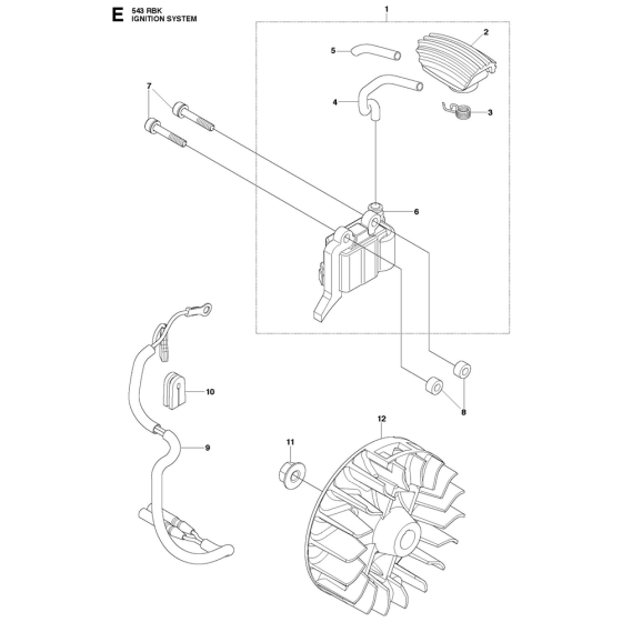 Ignition System for Husqvarna 543RBK