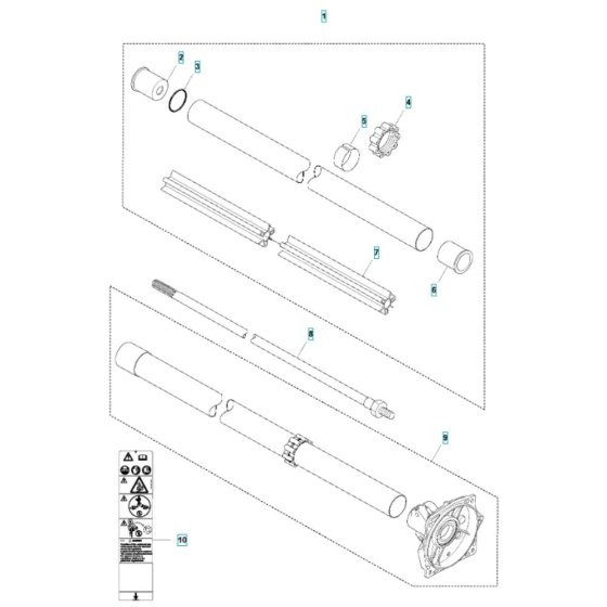Shaft Assembly for Husqvarna 545F