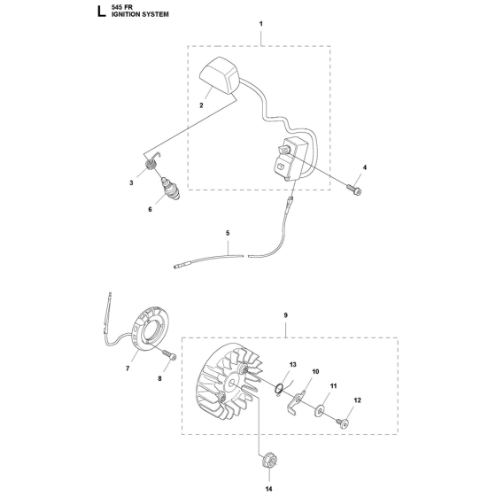 Ignition System for Husqvarna 545FR