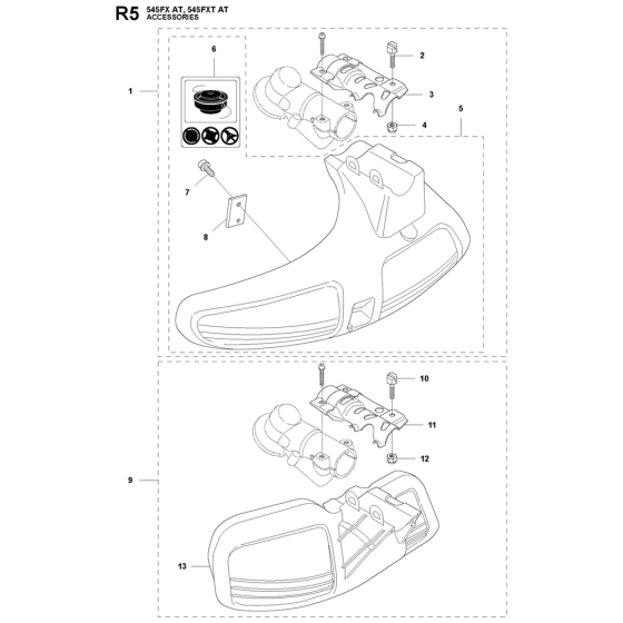 Accessories for Husqvarna 545FXAT