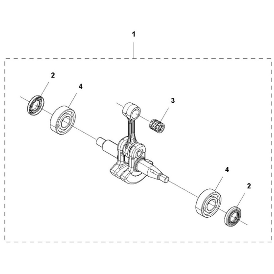 Crankshaft Assembly for Husqvarna