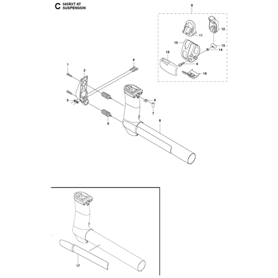 Suspension Assembly for Husqvarna