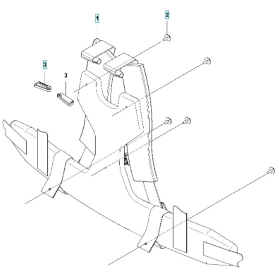 Harness for Husqvarna 550iBTX
