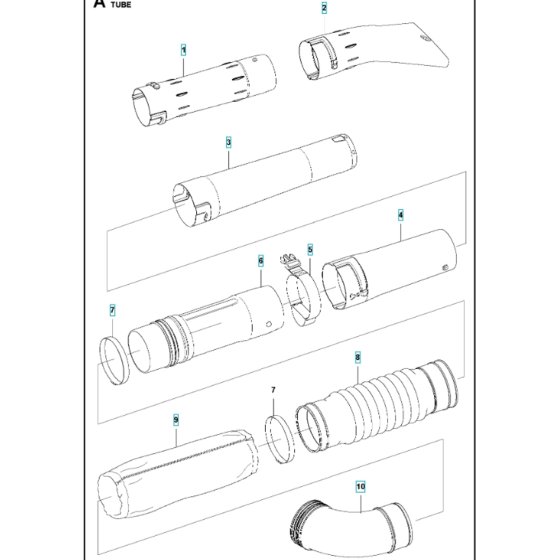 Tube Assembly for 550iBTX BT
