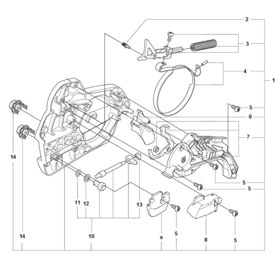 Clutch Cover for Husqvarna 550XP