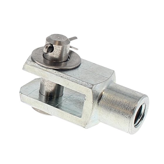 Fork End M6 Thread with Clevis Pin & Clip