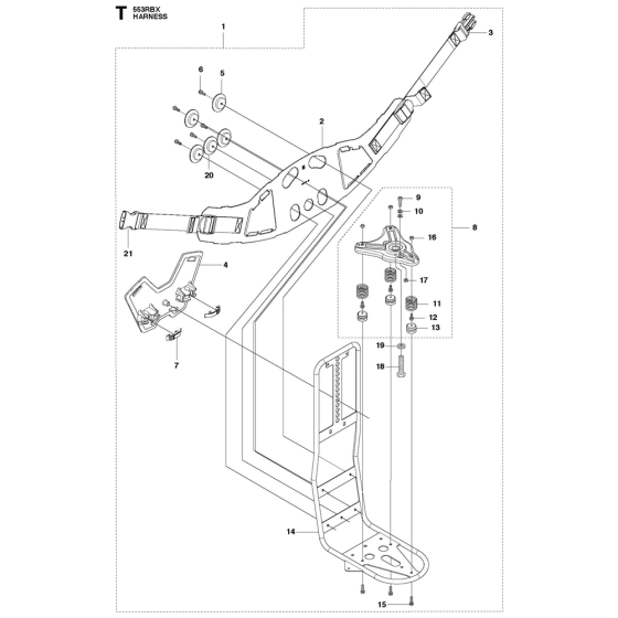 Harness-2 Assembly for 553RBX