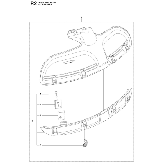 Accessories for Husqvarna 553RS