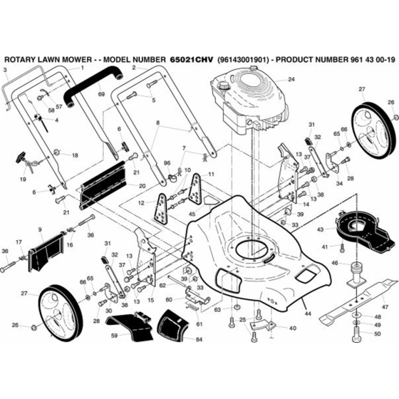 Husqvarna 65021 CHV Kit