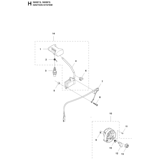 Ignition System for Husqvarna 560BFS