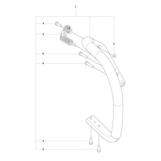 Handle Assembly for Husqvarna 562XP