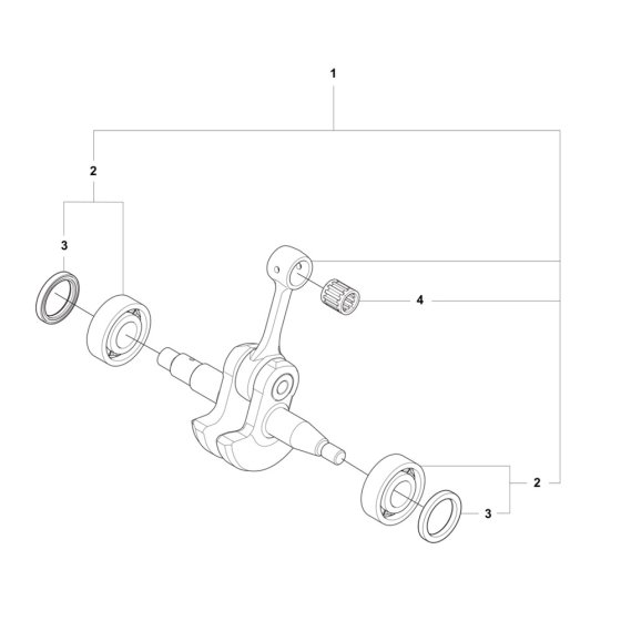 Crankshaft Assembly for 562XPG