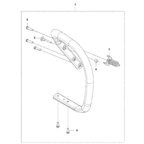 Handle Assembly for Husqvarna 565