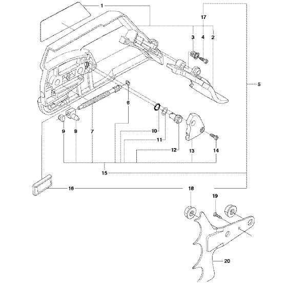 Clutch Cover for Husqvarna 570
