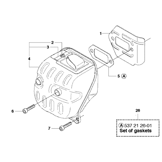 Muffler Assembly for Husqvarna
