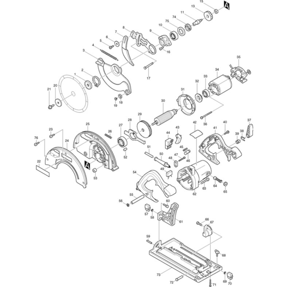 Makita 5703R Main Assembly