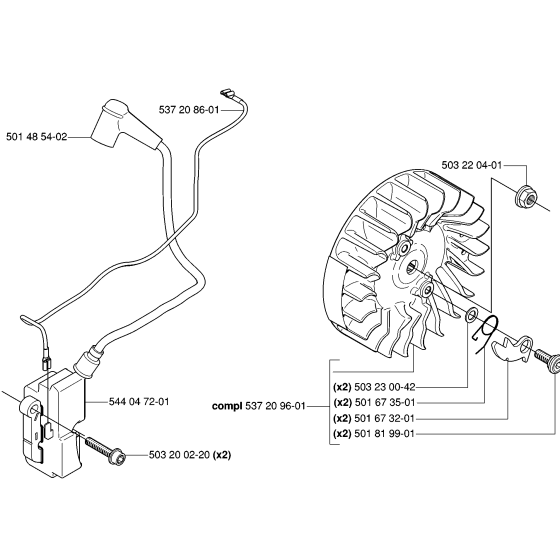 Ignition System for Husqvarna 575XP