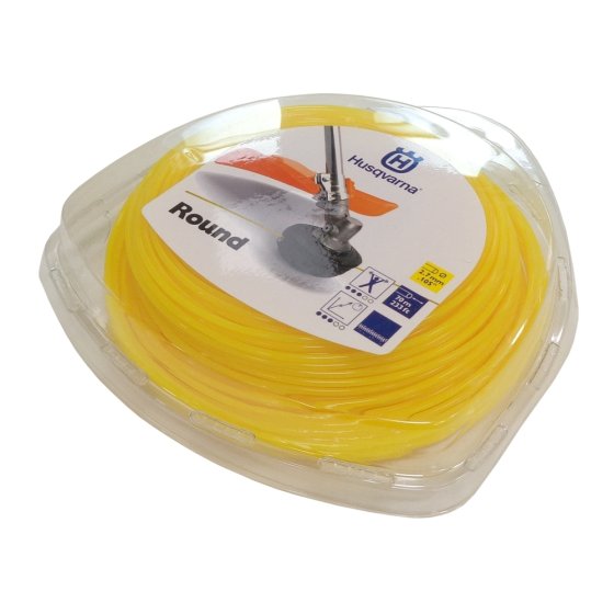 Round Trimmer Line Dia. 2.7mm x 70m Yellow (Donut) - 578 43 78-01
