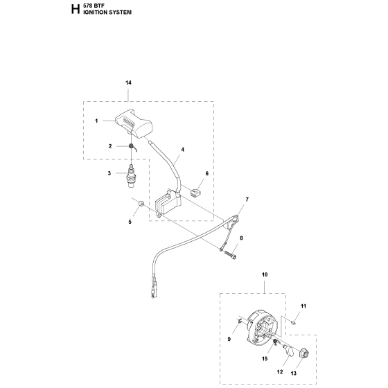 Ignition System for Husqvarna 578BTF