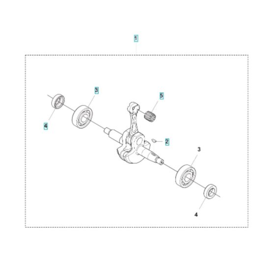 Crankshaft Assembly for 580BFS