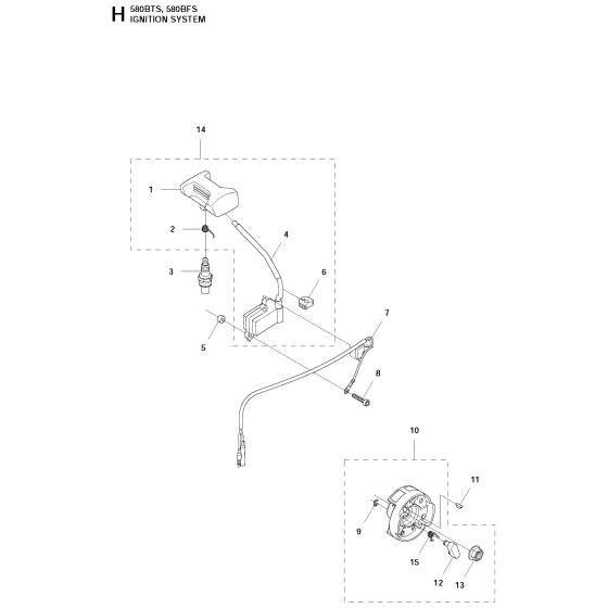 Ignition System for Husqvarna 580BTS