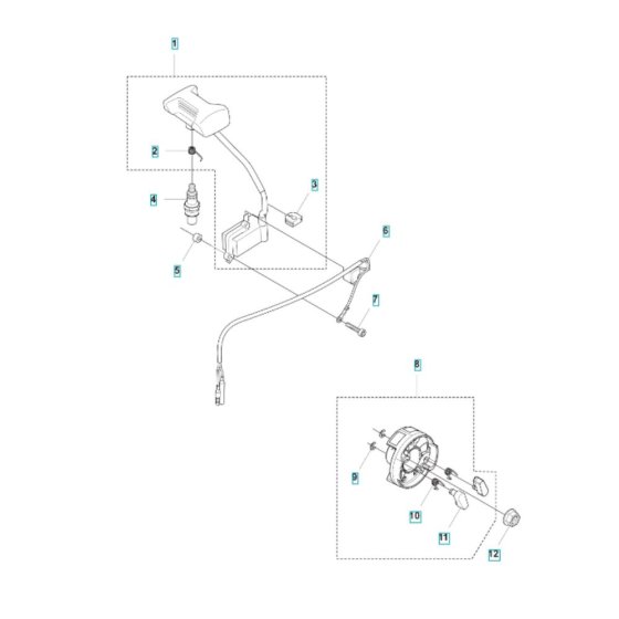Ignition Assembly for Husqvarna