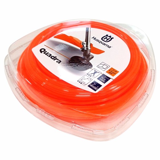 Husqvarna Quadra Trimmer Line Dia. 2.4x90m Donut Orange - 590846401