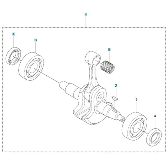 Crankshaft Assembly for 590BFS