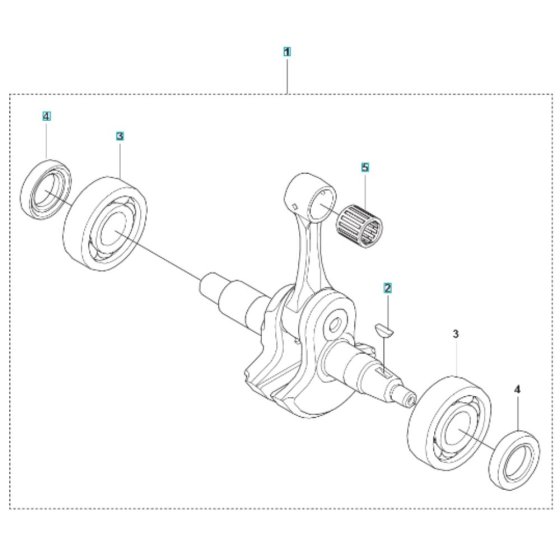 Crankshaft Assembly for 590BTS