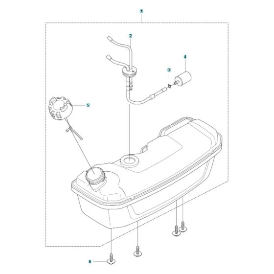 Fuel Tank Assembly for 590BTS
