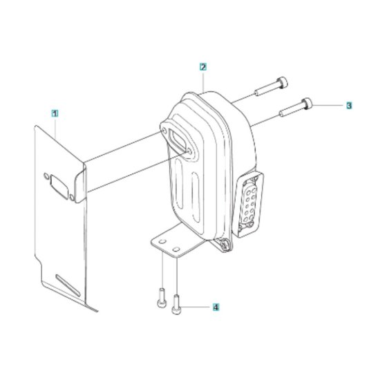 Muffler Assembly for 590BTS