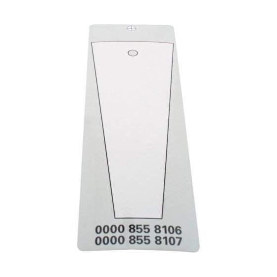 Label (0000 855 8106/0000 855 8107) for Stihl - OEM No. 5911 967 6623