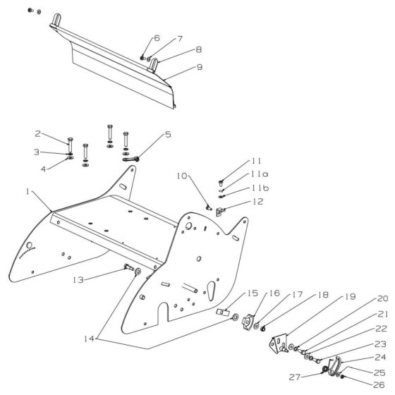 Chassis Assembly for Masport 600