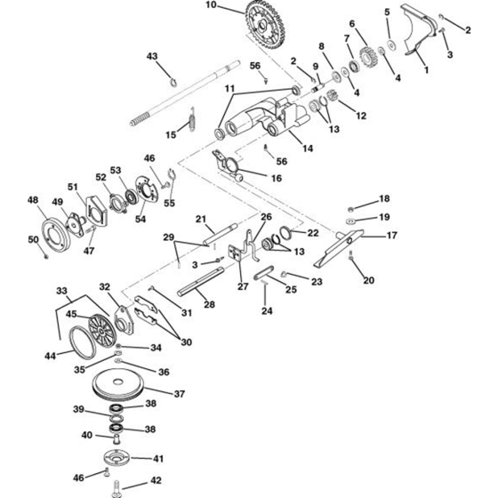 Drive for Husqvarna 600 C