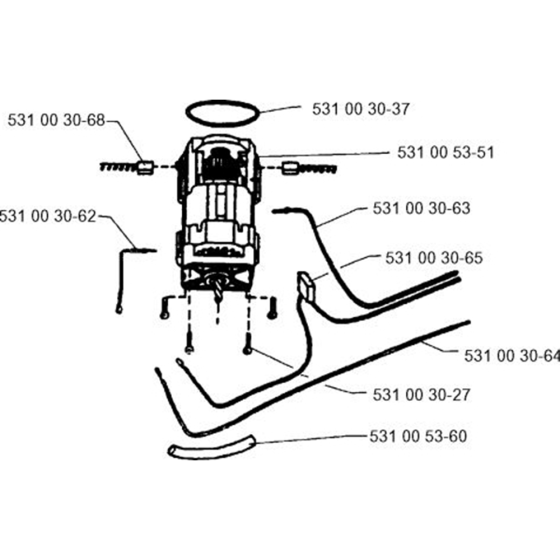 Motor for Husqvarna 600 H