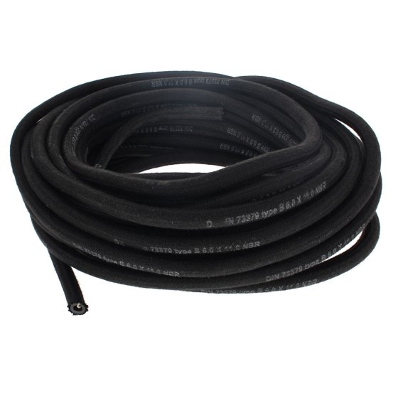 6mm Cotton Overbraided Fuel DIN7337B (20 Metre)