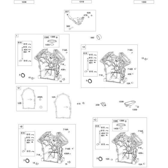 Cylinder Assembly for Briggs & Stratton