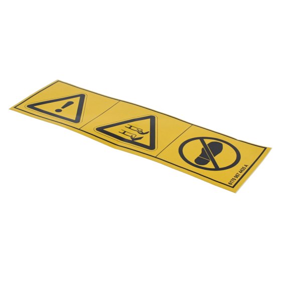 Sticker for Stihl MR 4082.2, MR 4082.0, MR 4082.1 Lawnmowers - 6170 967 4435