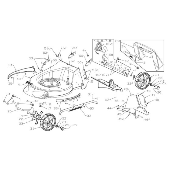 Deck Assembly for Masport 625AL