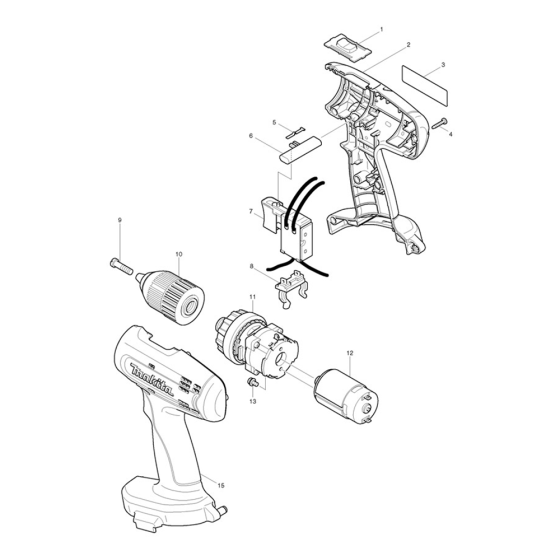 Assembly for Makita 6390D Drill