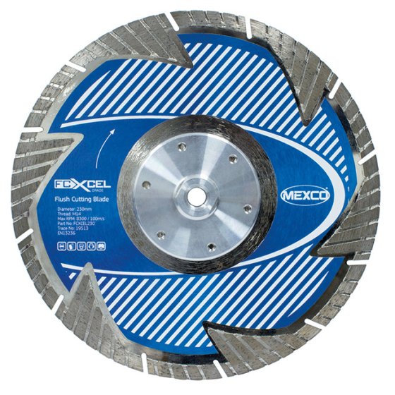 Mexco 230mm Diamond Blade Diamond Blade Flush Cut Concrete FcXCEL