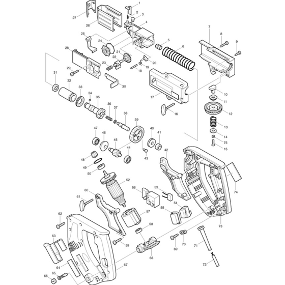 Makita 6836 Screwgun Assembly