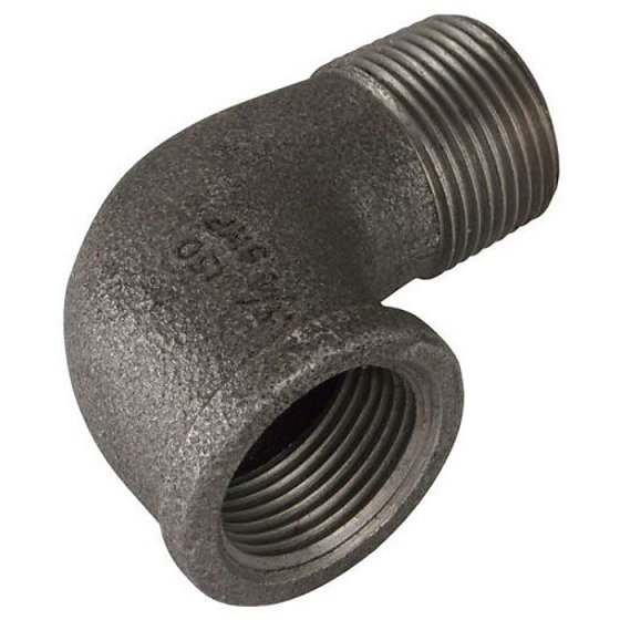 Malleable Iron Elbow Male - Female 1/2" BSP