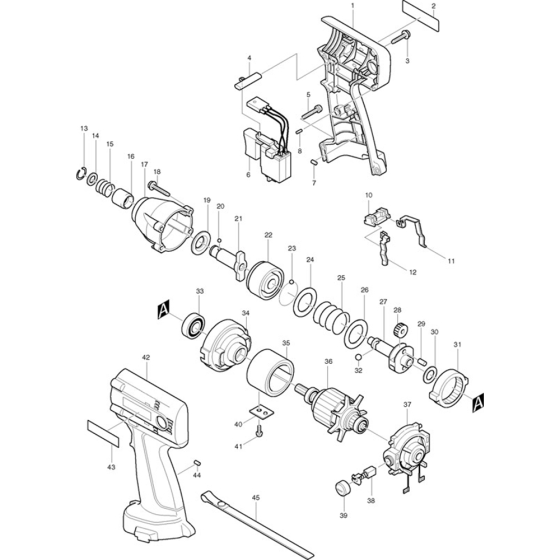 Makita 6916D Main Assembly