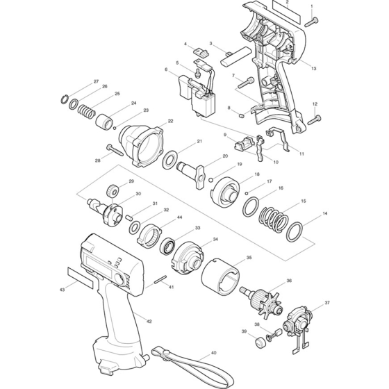 Makita 6990D Main Assembly